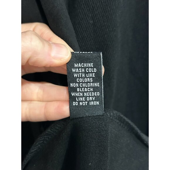 Anne French Womens Black Fringe Open Cardigan Sz XL - Picture 8 of 9